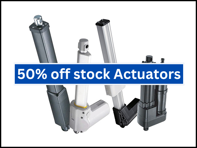 EOFY stock actuators in 50% off!